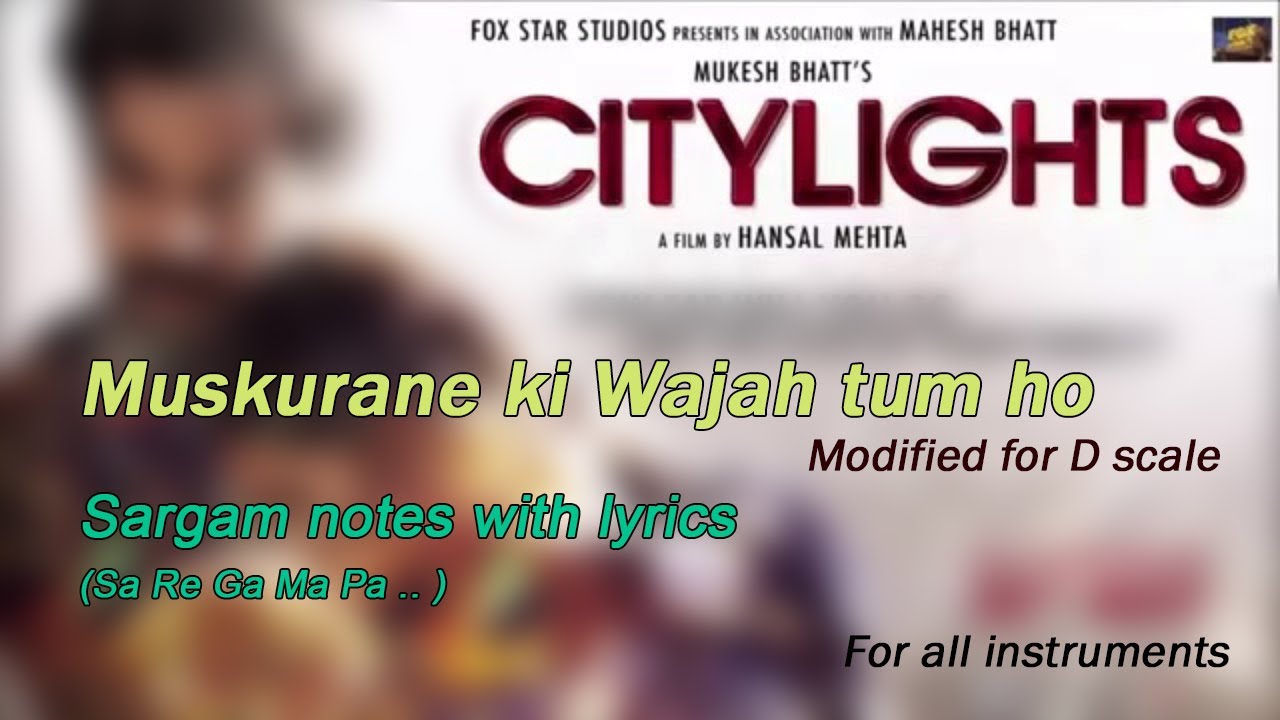 Sargam Notes For Bollywood Songs Courses Free